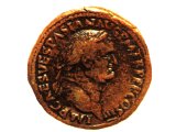 Coin of the Roman emperor Vespasian.